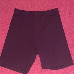 Biker shorts by pink